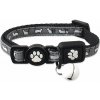 Obojok Active Cat Reflective XS čierny 1x19-31cm Obojok Active Cat Reflective XS čierny 1x19-31cm