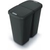 Compacta Q Duo Kôš odpadkový recyklovaná čierna s čiernym vekom 45 l Compacta Q Duo Kôš odpadkový recyklovaná čierna s čiernym vekom 45 l