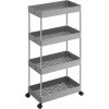 Songmics Pojazdný vozík Tulla 40 cm svetlo sivý Songmics Pojazdný vozík Tulla 40 cm svetlo sivý