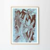 Moikka Plagát Blue Lady by Stine Belden Røed 50x70cm Moikka Plagát Blue Lady by Stine Belden Røed 50x70cm