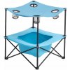SucceBuy Skladací piknikový stôl, modrý, 56 cm, z látky Oxford 600D SucceBuy Skladací piknikový stôl, modrý, 56 cm, z látky Oxford 600D