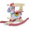 MILLY MALLY Drevený hojdací koník s operadlom Lucky 12 ružový 50x70x31 ružová MILLY MALLY Drevený hojdací koník s operadlom Lucky 12 ružový 50x70x31 ružová