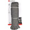 Flamingo Pletené vodítko šedé pro psy 15m 8mm Flamingo Pletené vodítko šedé pro psy 15m 8mm