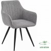 Textilomanie Jedálenská stolička BALLO BREGO sivá Textilomanie Jedálenská stolička BALLO BREGO sivá