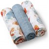BabyOno mušelínové Super soft Safari 3 ks BabyOno mušelínové Super soft Safari 3 ks