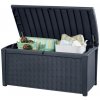 Ratanea Záhradný úložný box COLBORNE antracit - 416L Ratanea Záhradný úložný box COLBORNE antracit - 416L