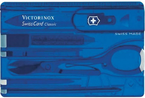 VICTORINOX 0.7122.T2 SWISSCARD CLASSIC SAPPHIRE