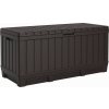 KETER KENTWOOD 350L Záhradný úložný box 128 x 53,6 x 59 cm, hnedý 17210604 KETER KENTWOOD 350L Záhradný úložný box 128 x 53,6 x 59 cm, hnedý 17210604