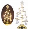 ZLATÝ VIANOČNÝ STROMČEK KRISTÁLOVÝ LED SVETLO DEKORÁCIA ZLATÝ VIANOČNÝ STROMČEK KRISTÁLOVÝ LED SVETLO DEKORÁCIA