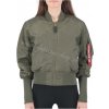 Alpha Industries dámska zimná bunda MA-1 Cyber Wmn mud olive Farba: zelená, Veľkosti dámske: L Alpha Industries dámska zimná bunda MA-1 Cyber Wmn mud olive Farba: zelená, Veľkosti dámske: L