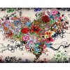 Amparo Miranda® Diamantový obrázok Kvetinové srdce Amparo Miranda® Diamantový obrázok Kvetinové srdce