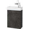 Dreja Skrinka pod umývadlo HOST SZD 40 - D16 Tmavý betón / Úchytka T06 / D16 Tmavý betón / Pravé Dreja Skrinka pod umývadlo HOST SZD 40 - D16 Tmavý betón / Úchytka T06 / D16 Tmavý betón / Pravé