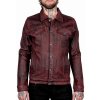 bunda pánska WORNSTAR - Idolmaker Coated Denim - Crimson - WSGJ-IMCC bunda pánska WORNSTAR - Idolmaker Coated Denim - Crimson - WSGJ-IMCC