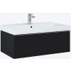 Elita Look, umývadlová skrinka 80x28x45 cm 1S PDW, čierna matná, ELT-168104 Elita Look, umývadlová skrinka 80x28x45 cm 1S PDW, čierna matná, ELT-168104