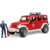 Bruder 02528 Hasičské auto Jeep Wrangler s figúrkou hasičov Bruder 02528 Hasičské auto Jeep Wrangler s figúrkou hasičov