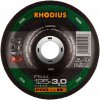 Rhodius 201838 | Rezný kotúč 125x3,0x22,23 mm, FTK44 ,vypuklý Rhodius 201838 | Rezný kotúč 125x3,0x22,23 mm, FTK44 ,vypuklý