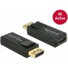 Delock adaptér Displayport 1.2 samec > HDMI samice 4K aktivní černý Delock adaptér Displayport 1.2 samec > HDMI samice 4K aktivní černý