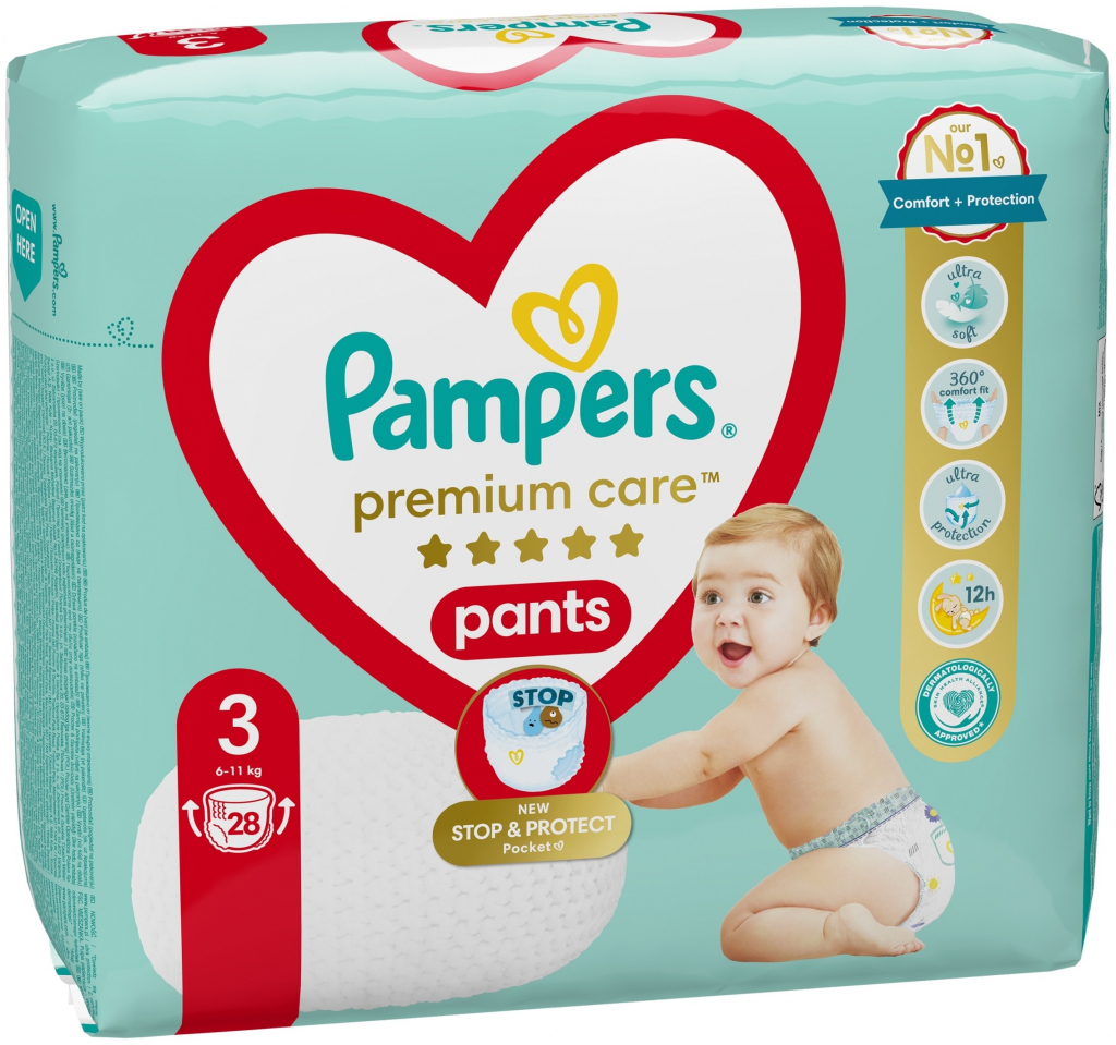 Pampers Premium Care Pants 3 28 ks