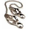 M&K Mr Fist Nipple Clamps Black, svorky na bradavky čierne
