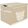 Bieco - Úložný box s vekom - jelenček Ella Bieco - Úložný box s vekom - jelenček Ella