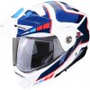 Moto prilba SCORPION ADX-2 CAMINO perleťová bielo/modro/červená - Veľkosť S Moto prilba SCORPION ADX-2 CAMINO perleťová bielo/modro/červená - Veľkosť S