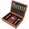 Ploskačka 240 ml v darčekovej kazete Chess – šachový set (Luxusný darček pre muža) Ploskačka 240 ml v darčekovej kazete Chess – šachový set (Luxusný darček pre muža)