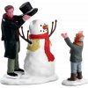 Figúrky Lemax 52352 Štýlový snehuliak, 2 dielny set Figúrky Lemax 52352 Štýlový snehuliak, 2 dielny set
