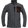 Cerva EMERTON STRETCH Fleece bunda čierna/žltá