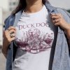 Tričko s potlačou DUCK DOG Pánsky Biela 134 cm/8 rokov Tričko s potlačou DUCK DOG Pánsky Biela 134 cm/8 rokov