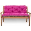 Setgarden Podušky na záhradné lavice 120x50x50cm ružový | podušky na záhradný nábytok | Sedáky a podsedáky na hojdaèku