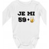 Je mi 60 pivo - Body dojčenské s dlhým rukávom - Dlhý r. 6-12 mes ( Biela ) Je mi 60 pivo - Body dojčenské s dlhým rukávom - Dlhý r. 6-12 mes ( Biela )