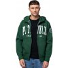 Pitbull West Coast mikina na zips s kapucňou Norton green