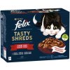 FELIX TASTY SHREDS Multipack 12x80g hovädzie/ kura/ kačica/ morka v šťave FELIX TASTY SHREDS Multipack 12x80g hovädzie/ kura/ kačica/ morka v šťave