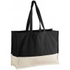 Westford Mill Bavlnená taška WM858 Black 52 x 38,5 x 16 cm Westford Mill Bavlnená taška WM858 Black 52 x 38,5 x 16 cm