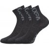 Voxx Adventurik Detské športové ponožky 3 páry tmavo šedá melé
