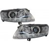 KITT Lightning Xenon Headlights LED DRL suitable for Audi A6 C6 4F (04.2004-2008) Chrome Without AFS KITT Lightning Xenon Headlights LED DRL suitable for Audi A6 C6 4F (04.2004-2008) Chrome Without AFS