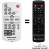 Predátor Panasonic 6451051677 náhradný diaľkový ovládač iného vzhľadu MXDK Predátor Panasonic 6451051677 náhradný diaľkový ovládač iného vzhľadu MXDK