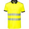 Portwest T180 PW3 Hi-Vis Polo- tričko OT180 žltá-čierna 4XL