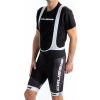 Crussis Cyklistické kraťasy s trakmi CRUSSIS - ONE, černá/bílá Crussis Cyklistické kraťasy s trakmi CRUSSIS - ONE, černá/bílá