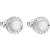 MSPERK Strieborné náušnice so syntetickým opálom a Preciosa crystals Hmotnosť Ag 925/1000: 1 g + RH Ag 925/1000 Rh 1 g MSPERK Strieborné náušnice so syntetickým opálom a Preciosa crystals Hmotnosť Ag 925/1000: 1 g + RH Ag 925/1000 Rh 1 g