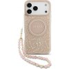 Guess - IML Flowers Allover Electroplated with Pearl Strap MagSafe (GUHMP17XHCPOFPP) - iPhone 17 Pro Max - Pink Guess - IML Flowers Allover Electroplated with Pearl Strap MagSafe (GUHMP17XHCPOFPP) - iPhone 17 Pro Max - Pink