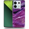 Picasee silikónové Xiaomi Redmi Note 13 Pro 5G - Purple glitter čierne