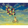 Zuty – Maľovanie podľa čísel – Žena na bicykli s balónikmi, 80 × 100 cm, plátno + rám 8596530190431 Zuty – Maľovanie podľa čísel – Žena na bicykli s balónikmi, 80 × 100 cm, plátno + rám 8596530190431