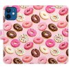Flipové puzdro iSaprio - Donuts Pattern 03 - iPhone 12 mini Flipové puzdro iSaprio - Donuts Pattern 03 - iPhone 12 mini