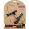 Amiplay Postroj+Vodítko Be Happy Cat M Cherry Amiplay Postroj+Vodítko Be Happy Cat M Cherry