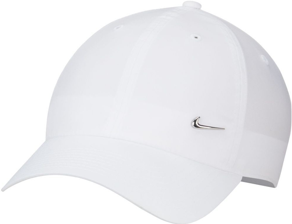 Nike Dri-Fit Club Unstructured Metal Swoosh Cap white/metallic silver