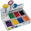 Označovacie krúžky na kľúče WEDO mix farieb 200ks Označovacie krúžky na kľúče WEDO mix farieb 200ks