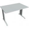 Hobis Pracovný stôl Flex, 120x75,5x80 cm, sivý/kov Hobis Pracovný stôl Flex, 120x75,5x80 cm, sivý/kov