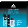 Adidas Ice Dive voda po holení 100 ml + deodorant sprej 150 ml + sprchový gél 250 ml