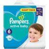 Pampers Active Baby 6 Extra Large 15+kg Giant Pack 56 ks